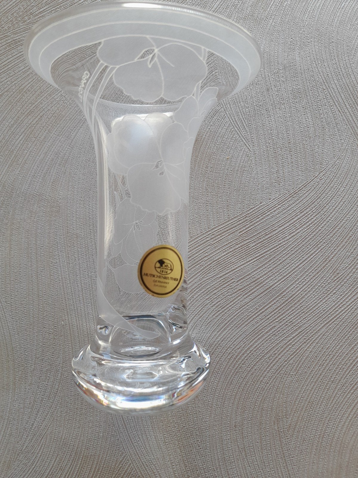 vaas vintage Hutschenreuther Leonard avec motif floral givré, Enlèvement