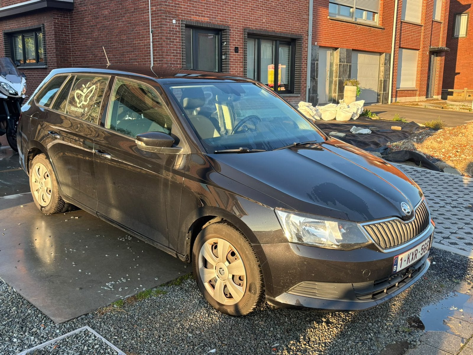 Skoda fabia break, Auto's, Voorwielaandrijving, Stof, Zwart, Zwart