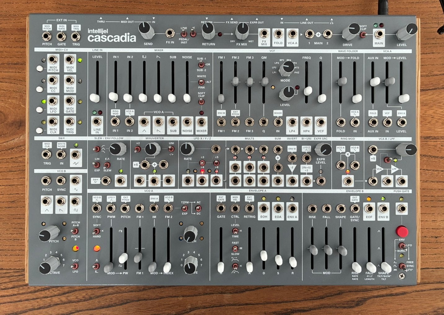 Intelliel Cascadia, Muziek en Instrumenten, Ophalen of Verzenden, Zo goed als nieuw, Met koffer of flightcase