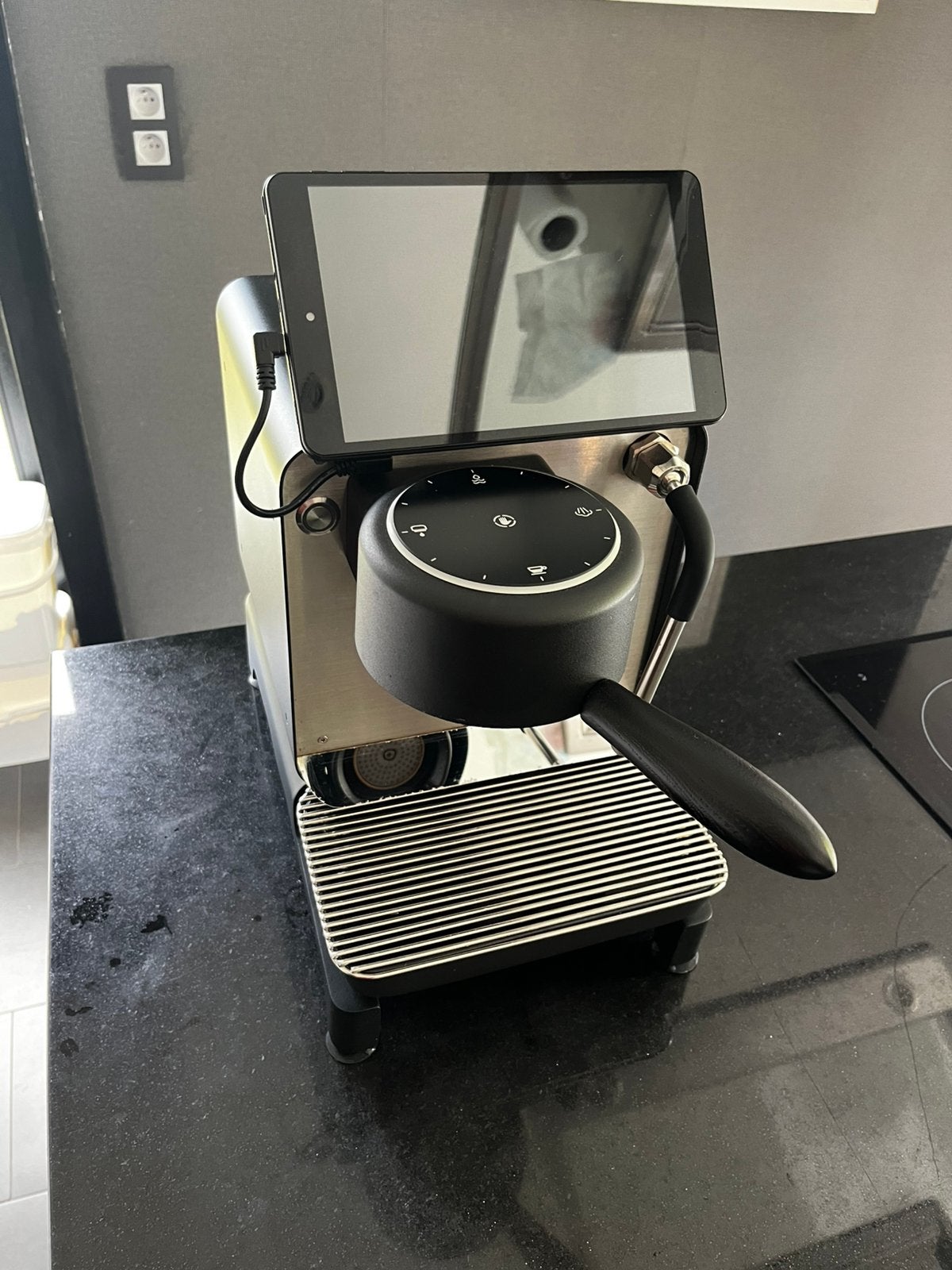 Decent espresso DE1PRO zwart, Elektronische apparatuur, Koffiezetapparaten, Ophalen, Espresso apparaat, 10 kopjes of meer, Zo goed als nieuw
