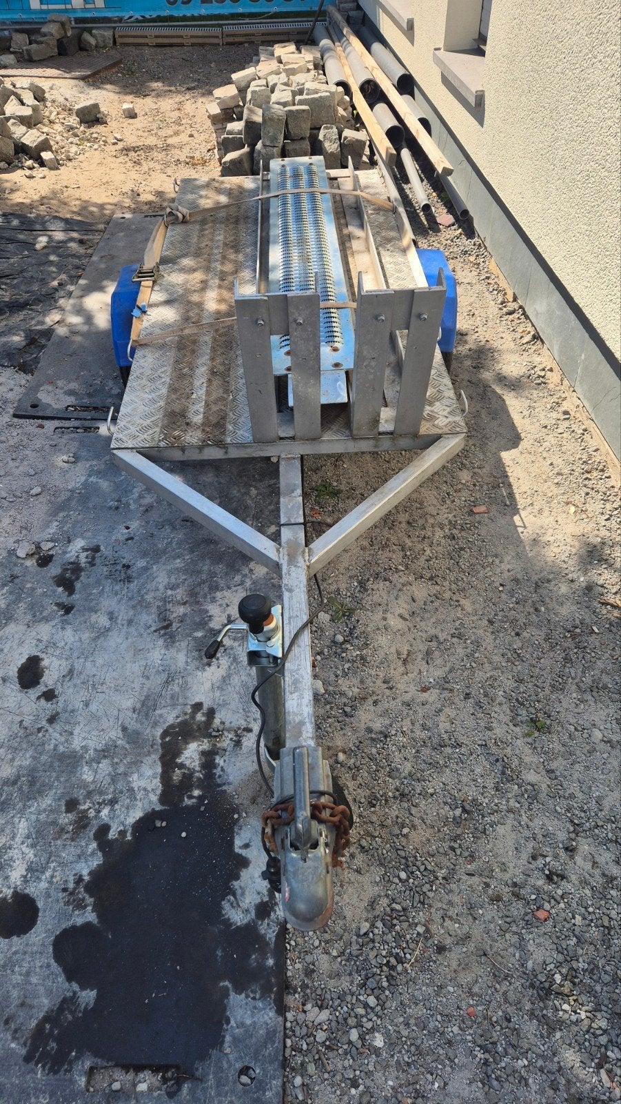 moto/ scooter remork, Ophalen, Gebruikt