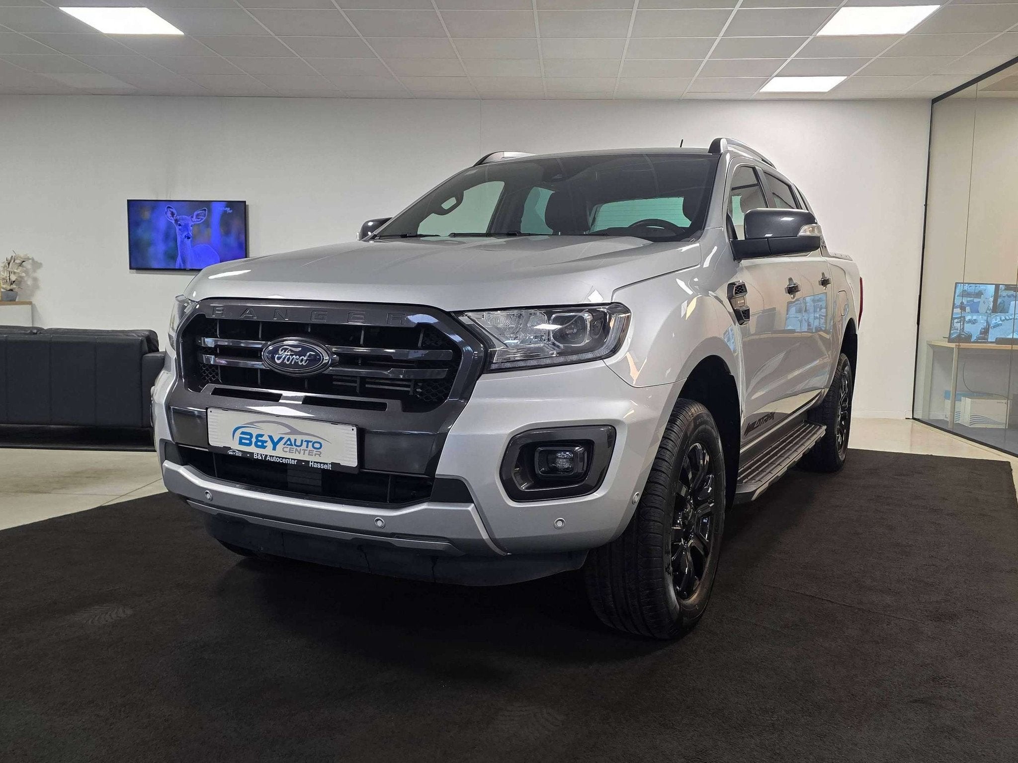 Ford Ranger 2.0 BiT EcoBlue Wildtrak / Trekhaak / 1ste eigen, Autos, Argent ou Gris, Achat, Entreprise, Noir