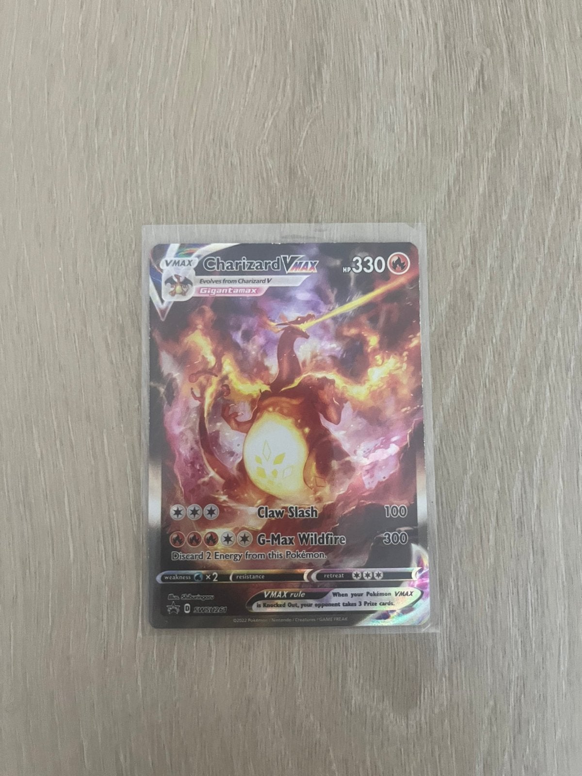 Charizard Vmax Pokémon, Enlèvement ou Envoi, Comme neuf
