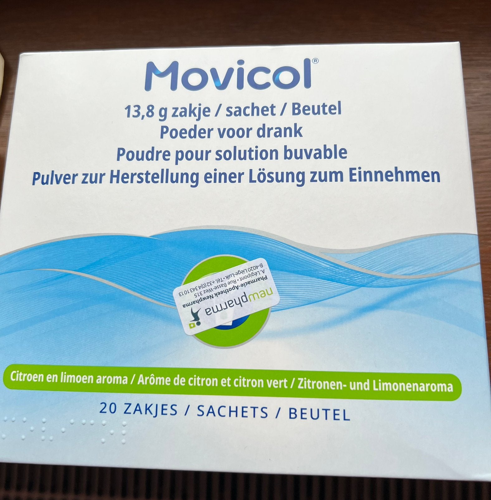 Movicol arome citron., Divers, Enlèvement ou Envoi, Comme neuf