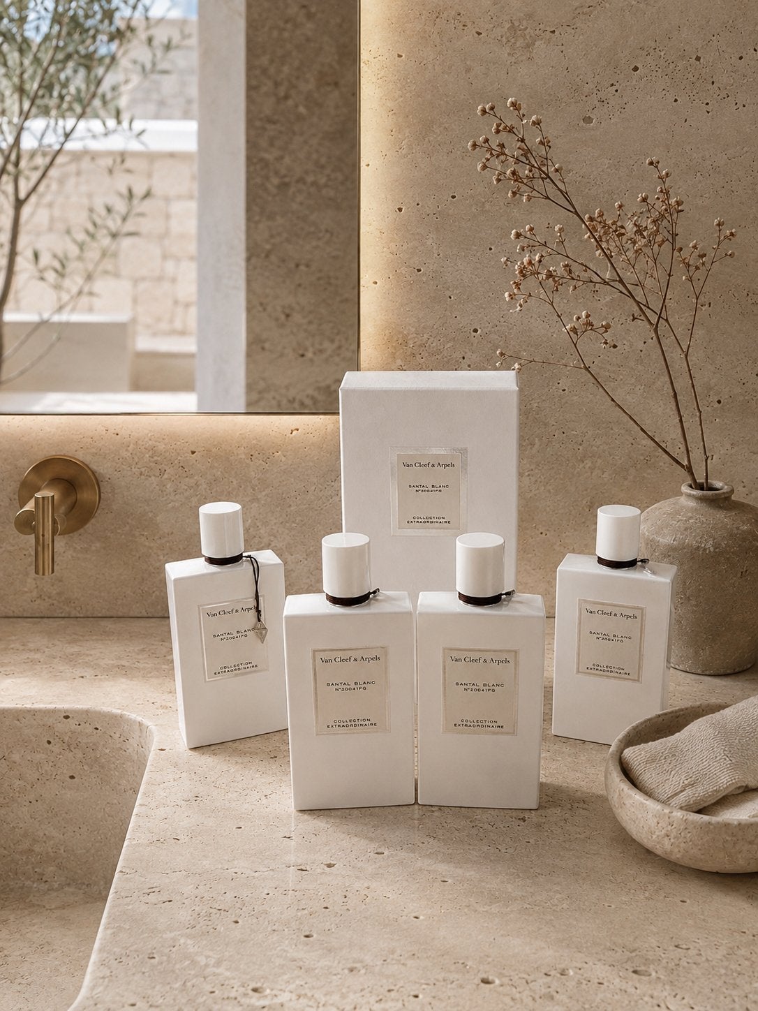 Van Cleef & Arpels. 4 flacons de parfum vides + boîte, Enlèvement, Comme neuf