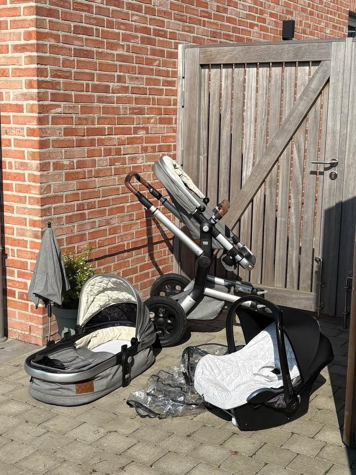 Joolz kinderwagen met toebehoren, Kinderen en Baby's, Kinderwagens en Combinaties, Ophalen, Gebruikt, Combiwagen, Verstelbare duwstang