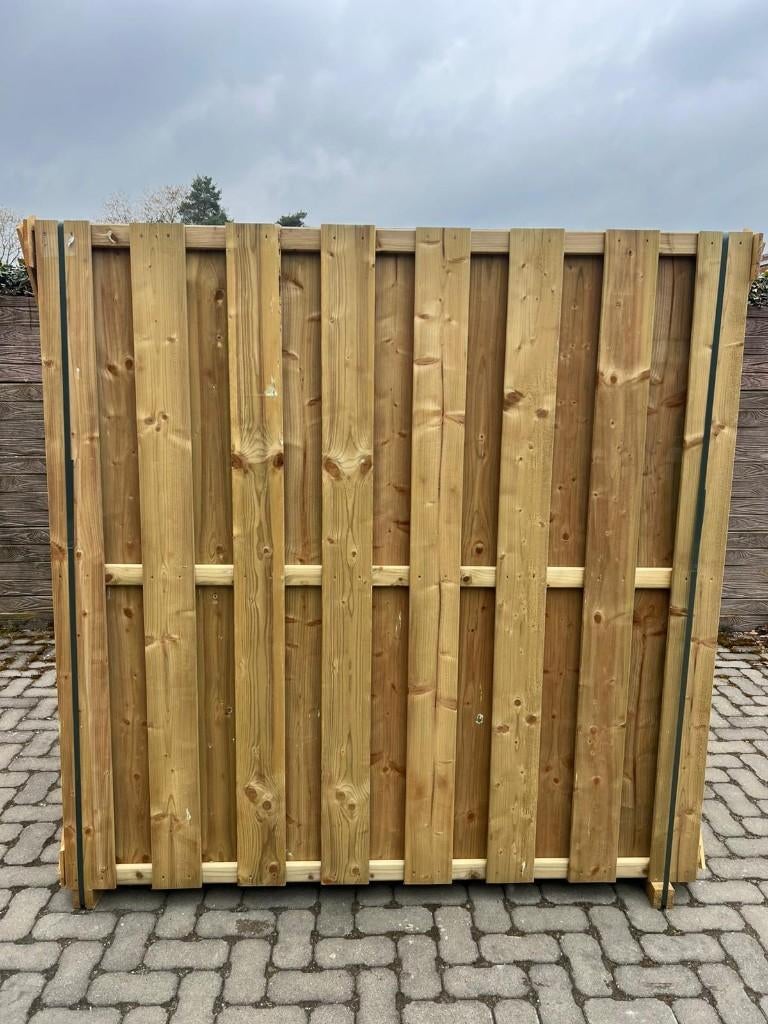 Houten scherm 180 cm x 180 cm, Neuf, 150 à 200 cm, Bois, 150 à 200 cm