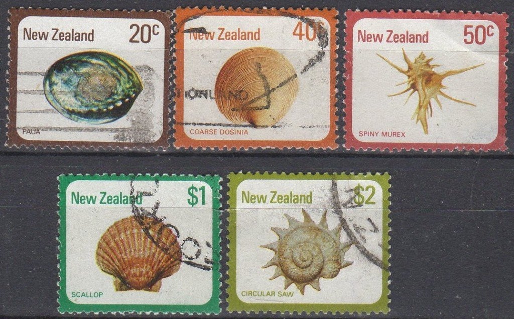 Nieuw Zeeland - Schelpen - 1979, Postzegels en Munten, Postzegels | Oceanië, Verzenden, Gestempeld