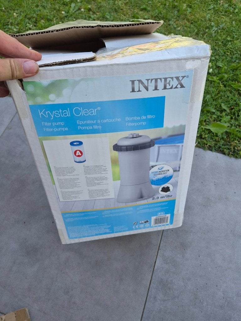 Intex Krystal Clear pomp model 638 G (ongebruikt), Tuin en Terras, Ophalen, Nieuw, Zwembadpomp
