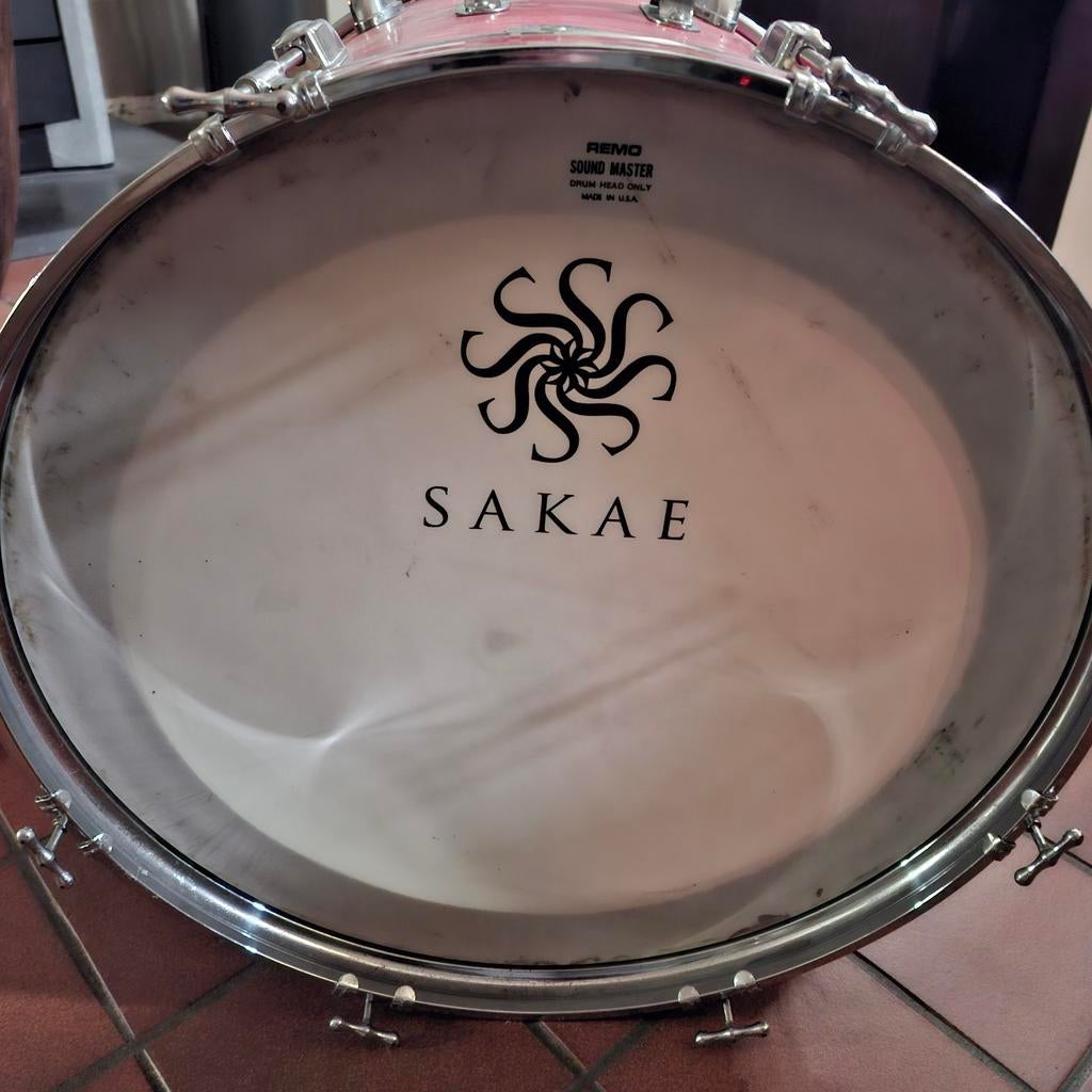 Sakae rhythm king drumstel vintage uit de jaren 60 in zgst, Ophalen, Zo goed als nieuw