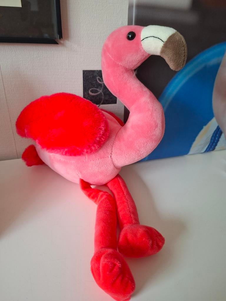 Flamingo knuffel, Kinderen en Baby's, Speelgoed | Knuffels en Pluche, Ophalen