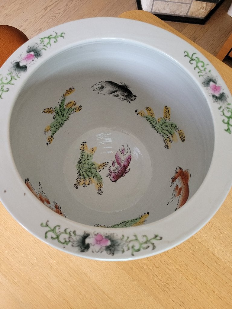 Chinese grote pot in Porselein, Ophalen