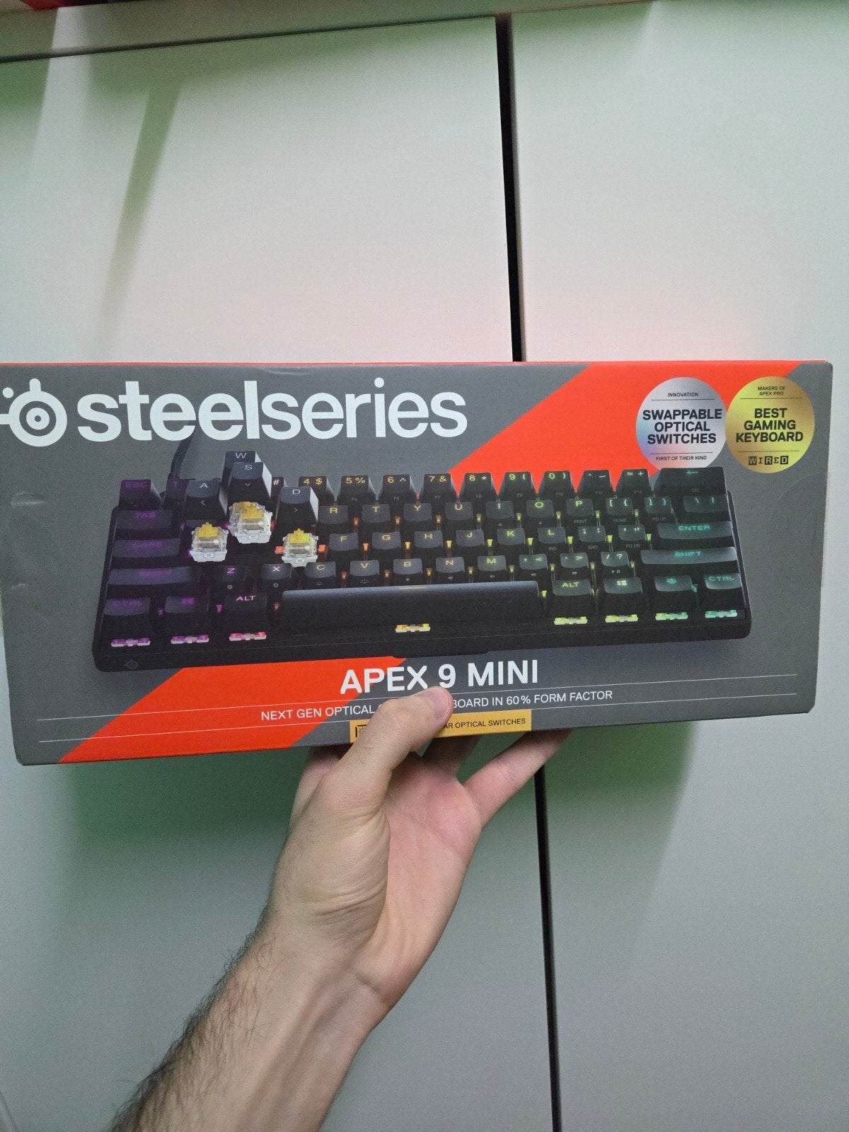 Steelseries apex 9 mini Qwerty US, Computers en Software, Toetsenborden, Nieuw, Qwerty, Bedraad, Gaming toetsenbord, Ophalen of Verzenden