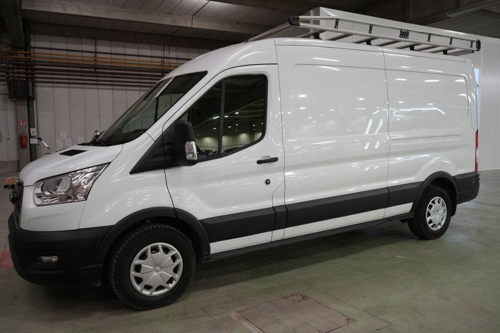 (2BAW952) FORD TRANSIT 2T 350L FOU LWB HR DSL, Voorwielaandrijving, Stof, Gebruikt, Euro 6