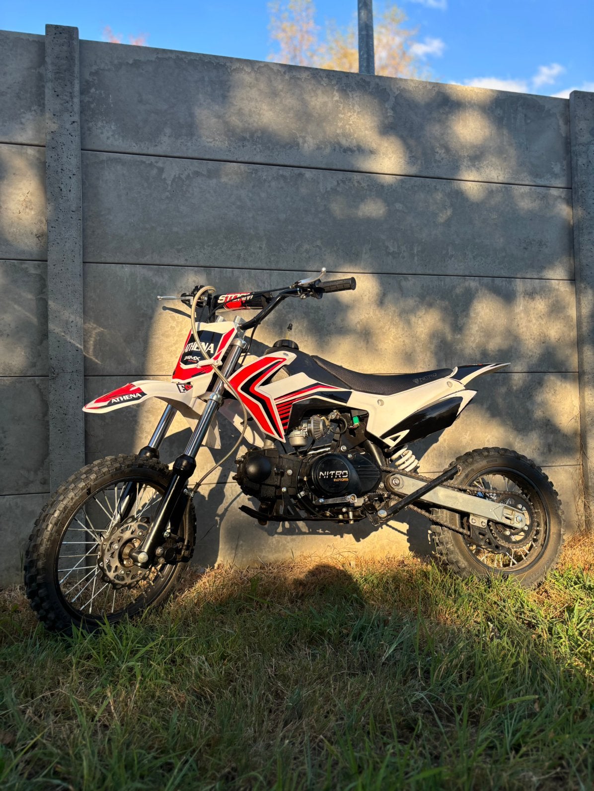 Nitro Pitbike 125cc, Fietsen en Brommers, Ophalen, 125 cc, Schijfrem, Pitbike