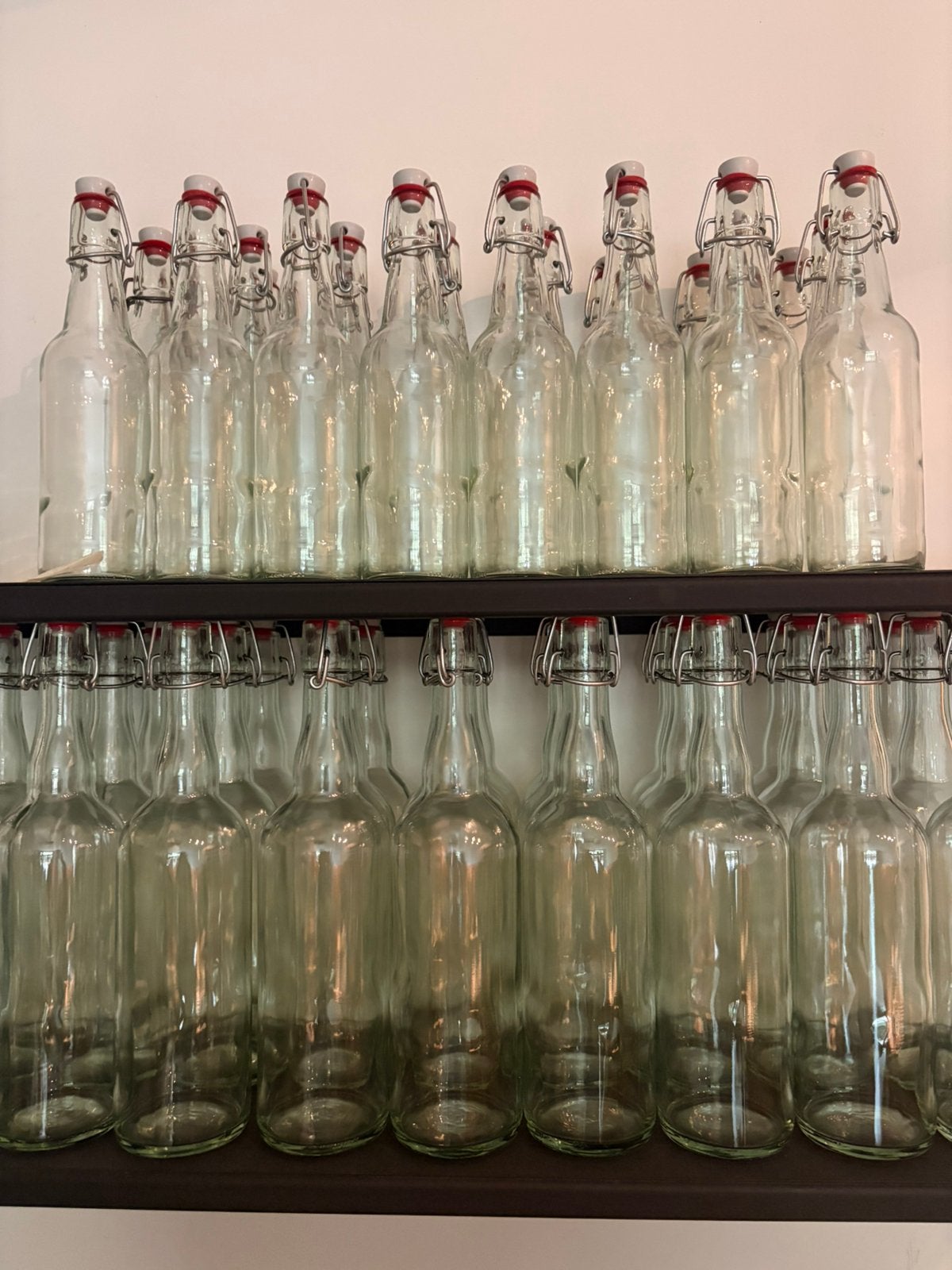 Glazen beugelfles 500ml en 750ml NIEUW, Ophalen