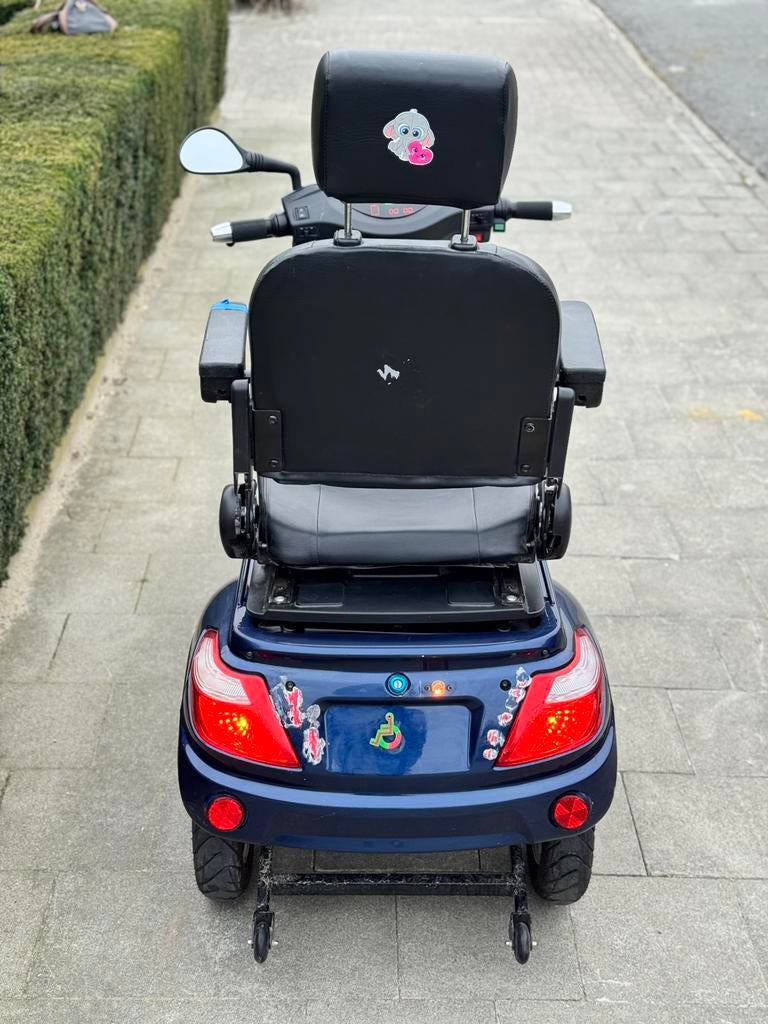 Scootmobiel 25km/h Voiturette électrique batteries amovible, Enlèvement ou Envoi, Pliant, Comme neuf, Fauteuil roulant électrique