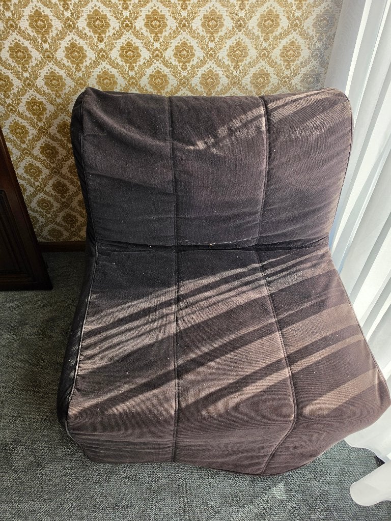 Zetelbed bruin.kleur 80cm breed, Ophalen, Gebruikt, Eenpersoons, 75 tot 100 cm