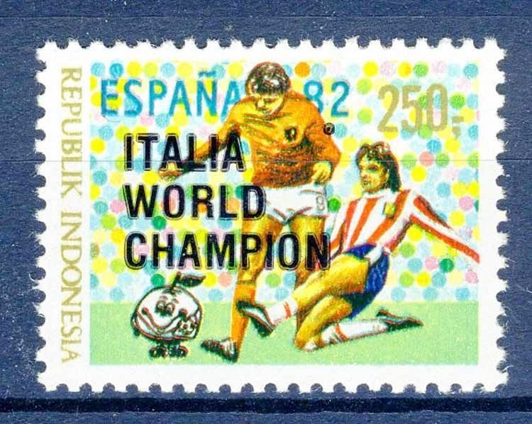 INDONÉSIE : ZB 1121 MNH 1982 Championnats du monde, Espagne, Envoi, Non oblitéré, Asie du Sud