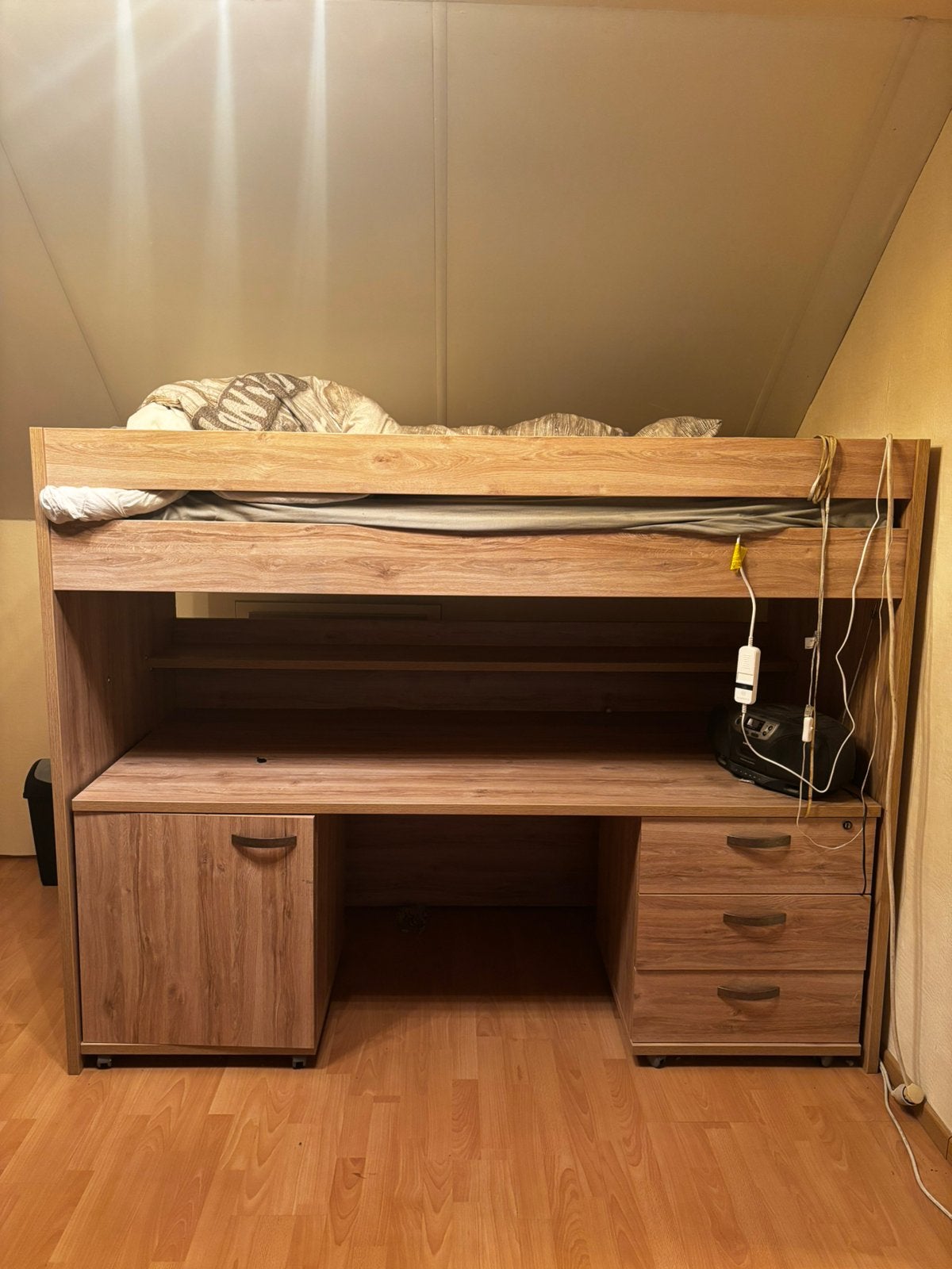 Bed, Ophalen, Gebruikt, Eenpersoons, 160 tot 180 cm