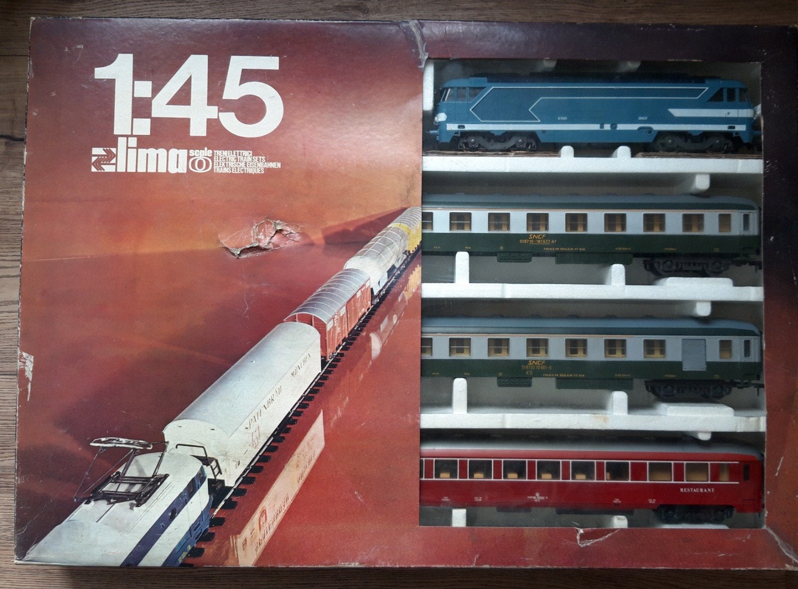 Lima  schaal 0 treinset, Hobby en Vrije tijd, Ophalen of Verzenden, Locomotief