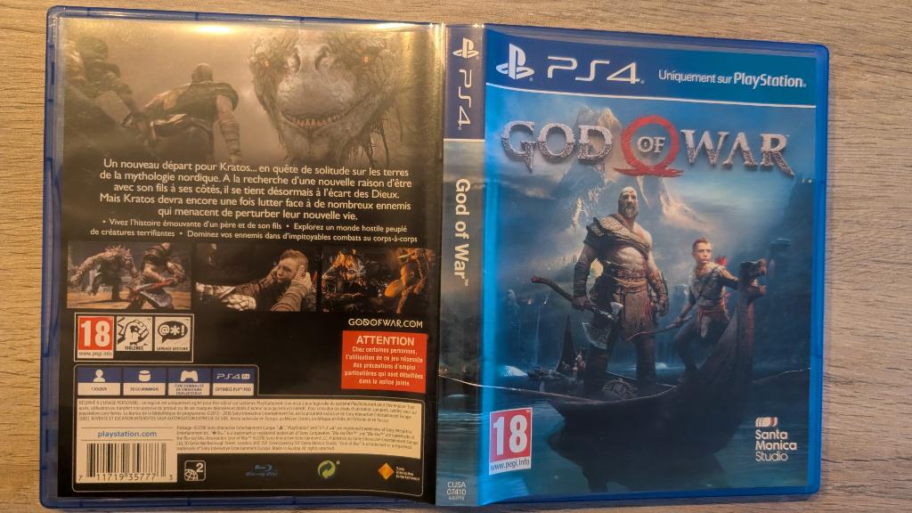 God of War – PS4, Enlèvement ou Envoi, 1 joueur, À partir de 18 ans, Aventure et Action