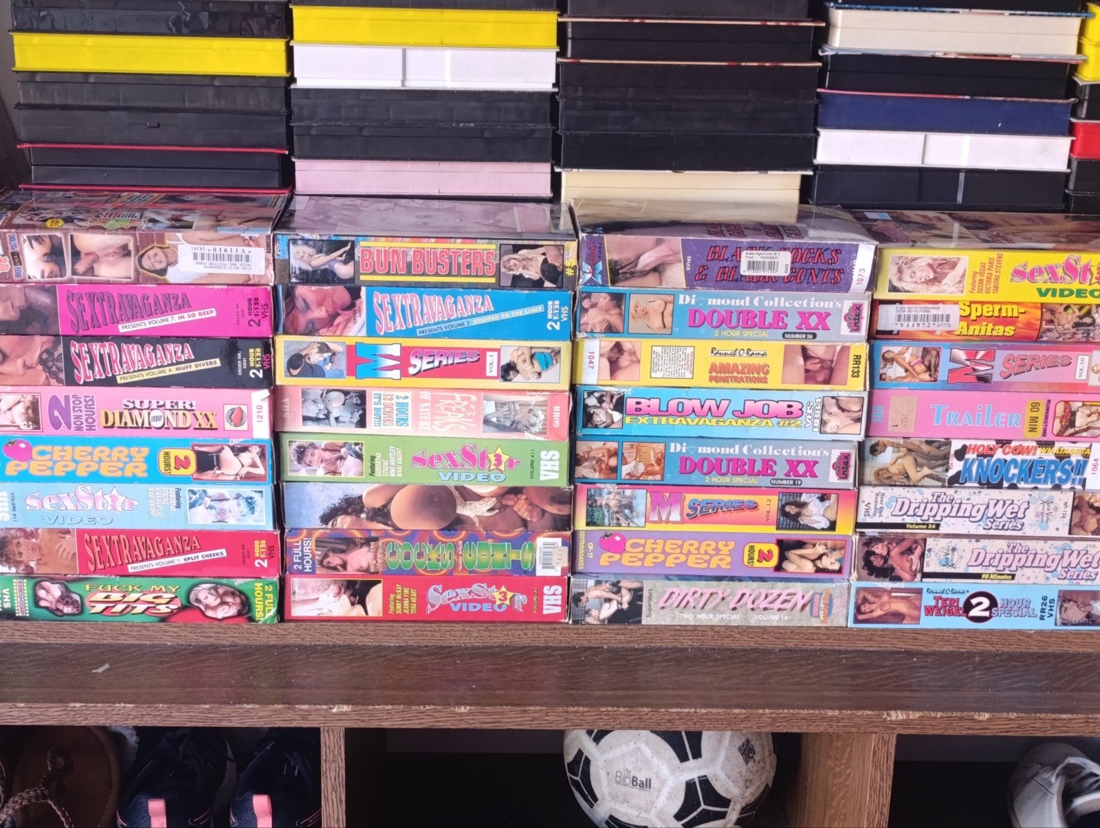Lot VHS ex rental adult XXX, Cd's en Dvd's, Ophalen of Verzenden, VHS