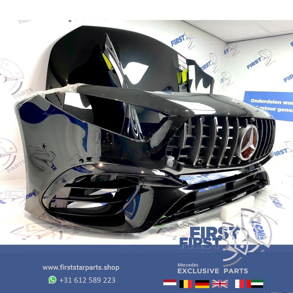 W177 V177 A45S A45 A KLASSE AMG VOORKOP ZWART GT 2018-2022 o, Utilisé, -, Avant, -