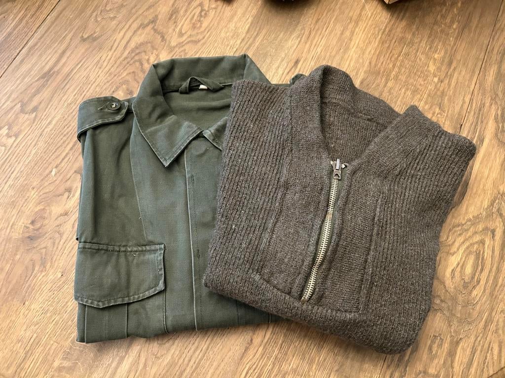 Setje legerkledij kaki midden jaren 70, Enlèvement ou Envoi, Armée de terre
