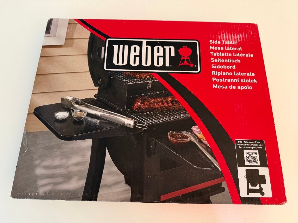 Zijplank voor Weber Searwood pellet smoker, Jardin & Terrasse, Enlèvement, Neuf, Weber
