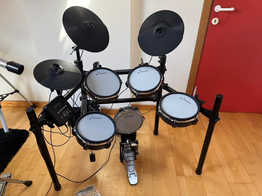 Donner DED-200 Elektronisch Drumstel – zo goed als nieuw, Muziek en Instrumenten, Ophalen, Zo goed als nieuw, Elektronisch
