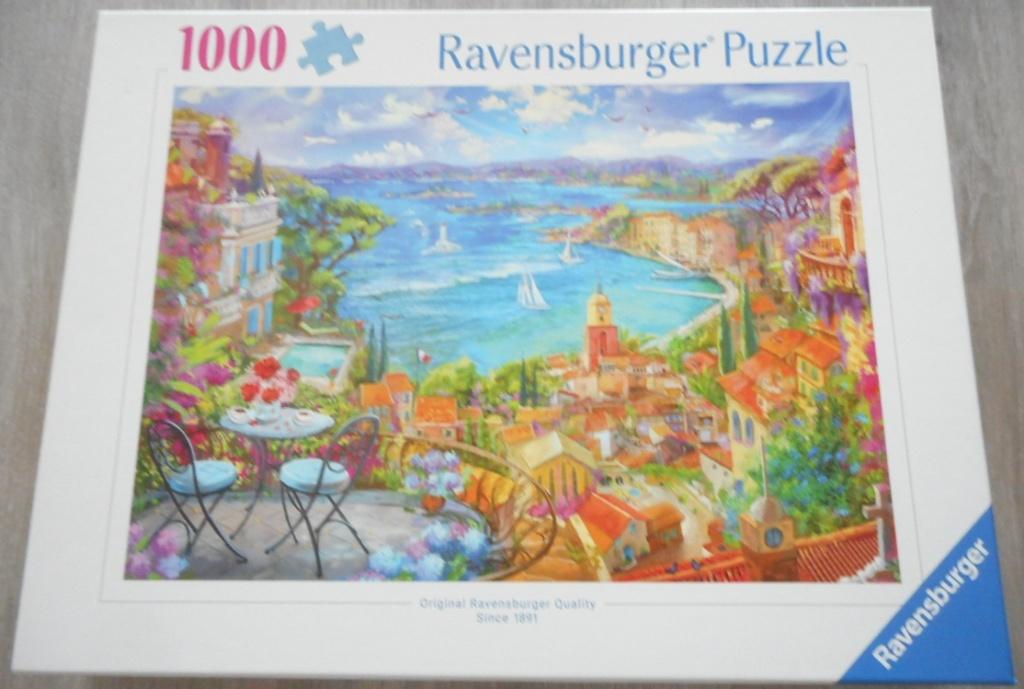 ravensburger puzzel 1000 stukjes st.tropez ., Ophalen of Verzenden, Zo goed als nieuw