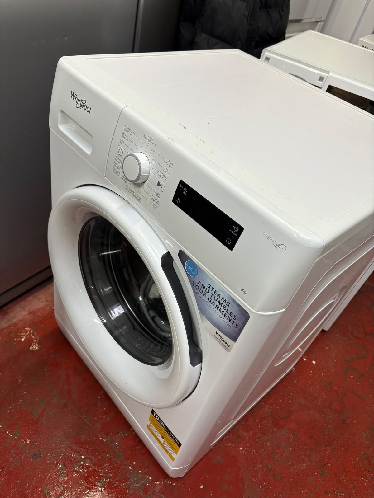 Lave-linge D’occasion de marque Whirlpool 8kg A+++,  140€, Enlèvement ou Envoi, Comme neuf