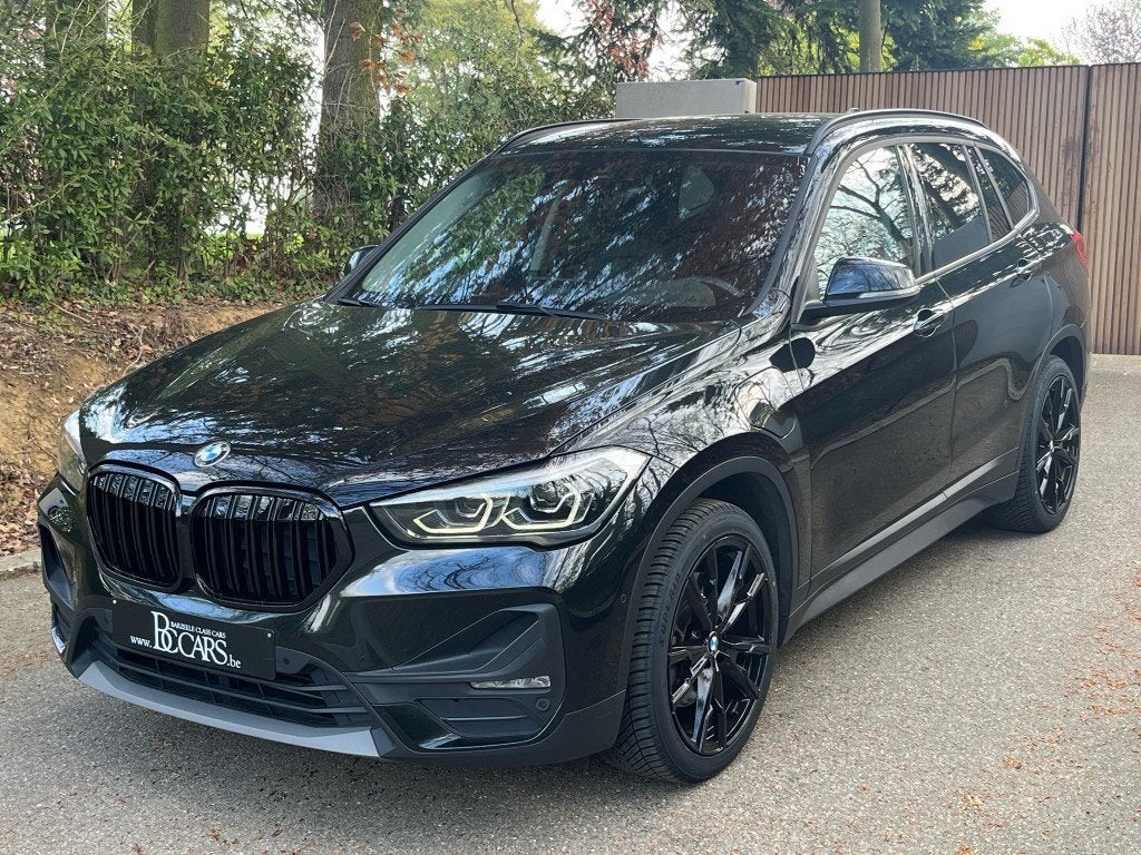 BMW X1 25e Full led-Prof-Leer-Head Up-Zetelverw-Cam-19", Auto's, BMW, Bi-Xenon koplampen, Gebruikt, Zwart, Leder