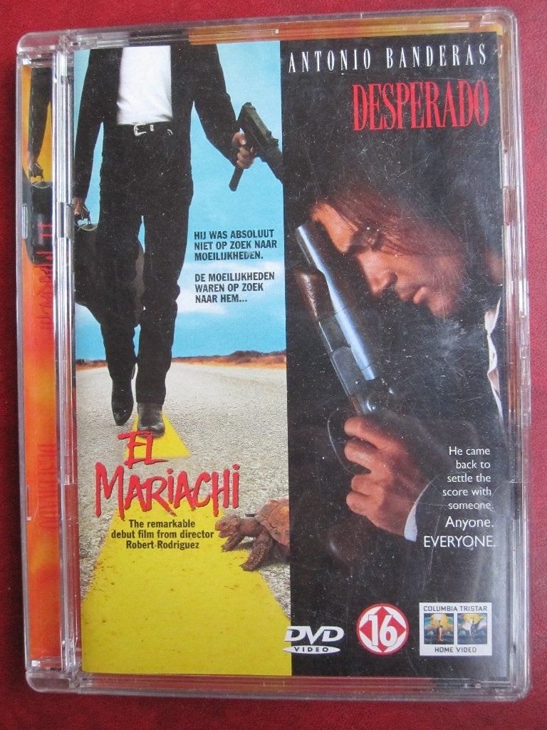 El Mariachi + Desperado (2 films sur 1 DVD), CD & DVD, DVD | Action, Comme neuf, Action, À partir de 16 ans, Anglais, Français