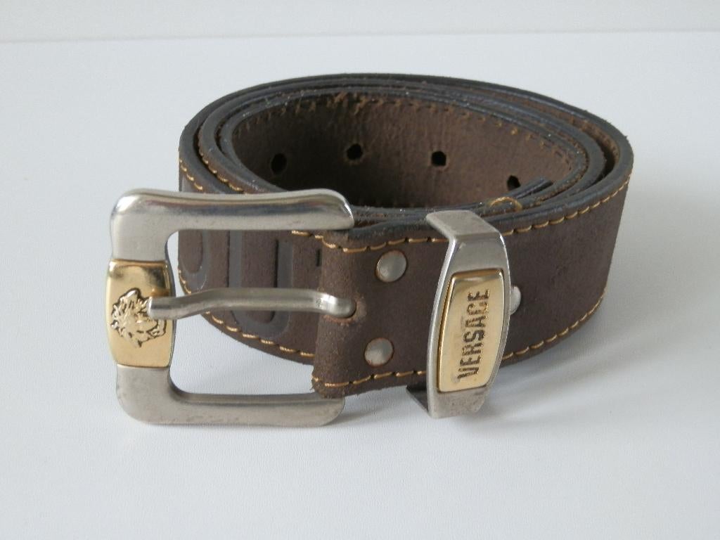 Versace riem. Vintage. Unisex., Kleding | Dames, Echt leder, Tailleriem, Ophalen of Verzenden, Zo goed als nieuw