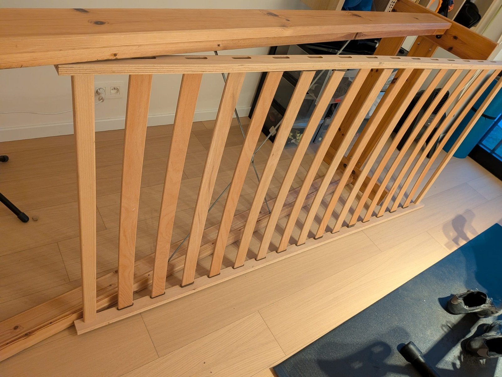Eenpersoonsbed (incl. lattenbodem en matras), Kinderen en Baby's, Kinderkamer | Bedden, Ophalen, Matras