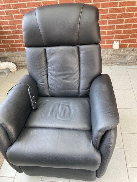 relax in leder, Enlèvement, Comme neuf, Une personne, Cuir