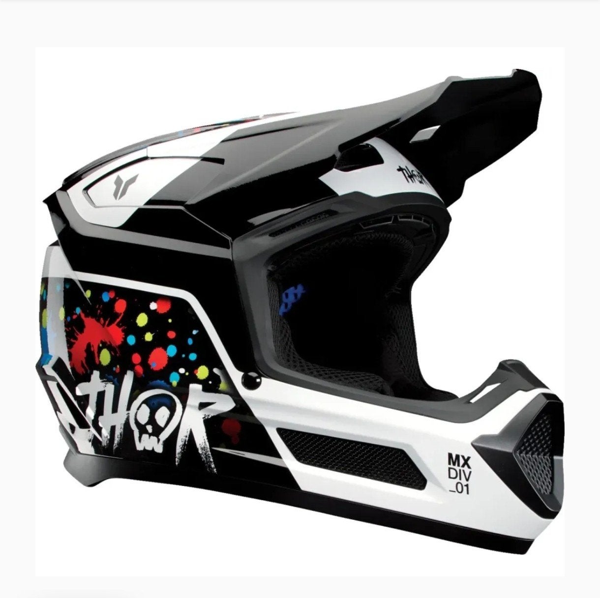 Crosshelm THOR  maat YL 52-53, Motoren, Kleding | Motorhelmen, Kinderen, Nieuw met kaartje, Overige merken, Overige typen