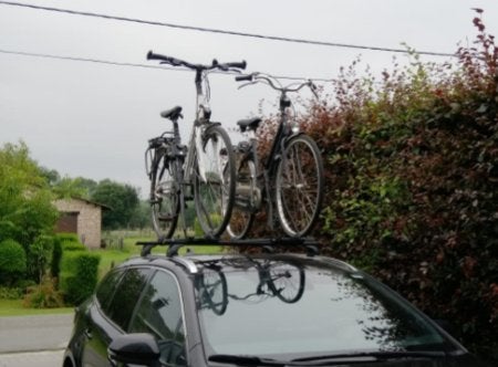 Te huur fietsendrager thule op dakdragers, Ophalen, 1 fiets, Zo goed als nieuw, Dakdrager