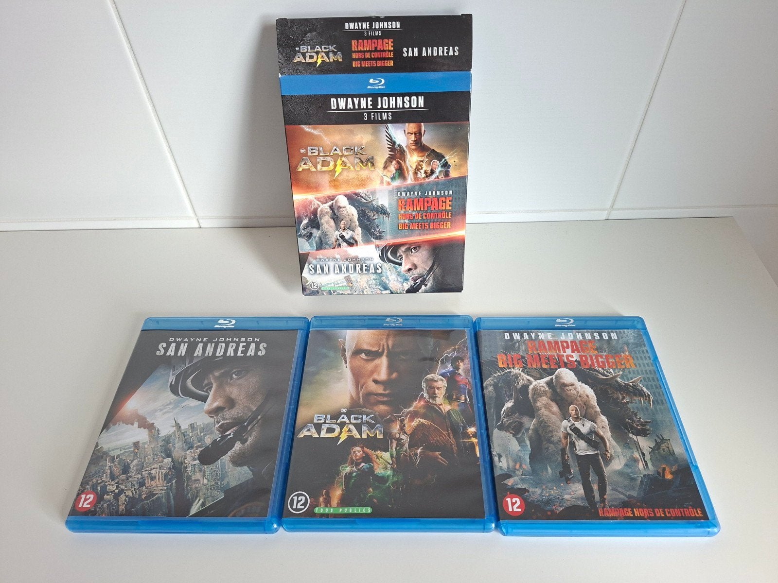 Dwayne Johnson 3 movie box op blu-ray, Nederlands, Ophalen of Verzenden, Blu-ray, Nederlands