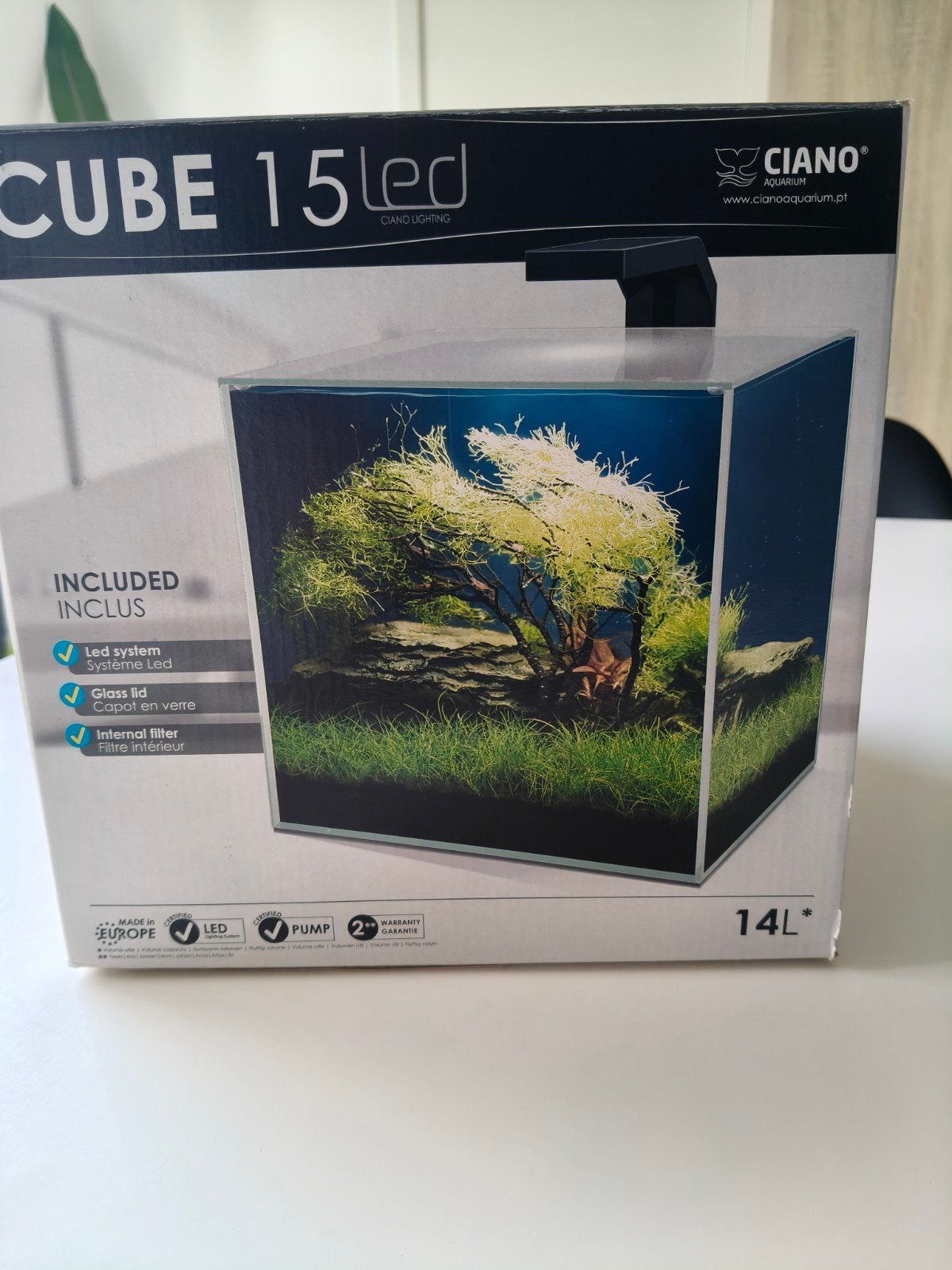 Kleine aquarium met toebehoren, Ophalen, Filter