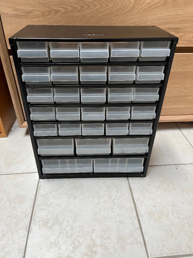 Sorteerbakjes Raaco - 30 bakjes, Ophalen