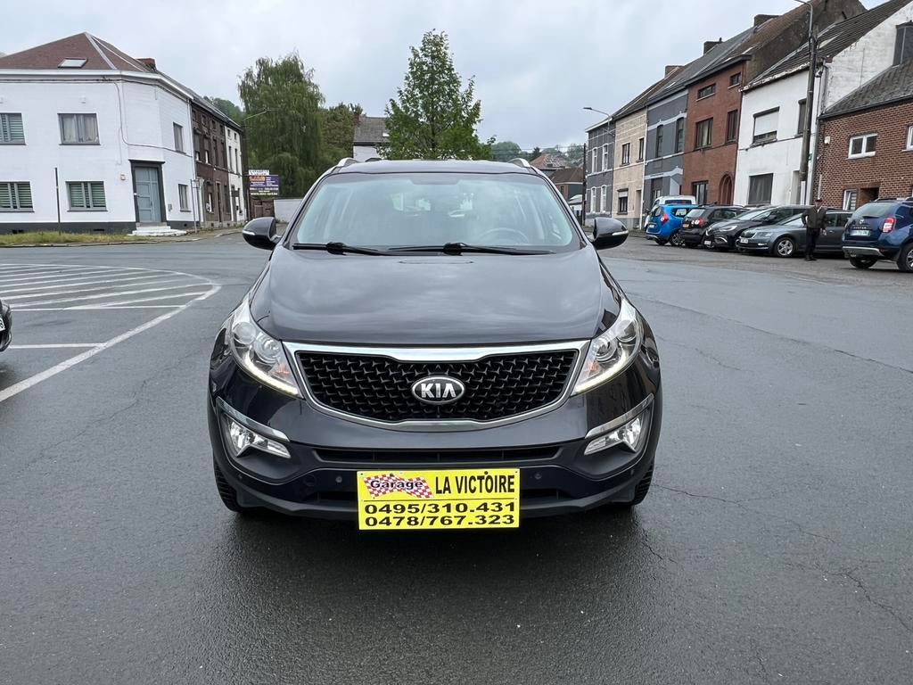 KIA Sportage 1.7 CRDI 2015 année Euro 6b 85kw 0032478767323, Autos, Kia, Cuir, Achat, Entreprise, Noir