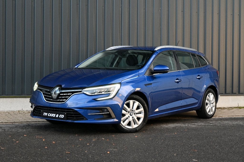 Renault Megane 1.6 Hybrid Cruise, LED, Keyless, Line ass BTW, Auto's, Dealer onderhouden, 1250 kg, 4 cilinders, Leder en Stof