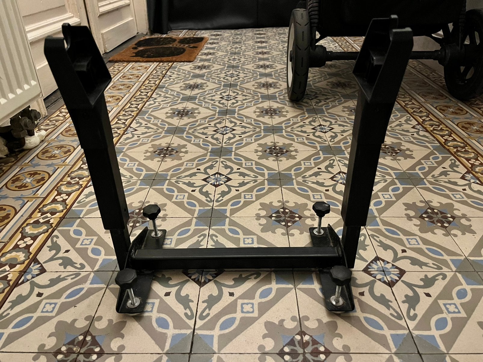 Steco mini mee autostoeldrager voor bakfiets, Ophalen, Gebruikt, 0 t/m 10 kg