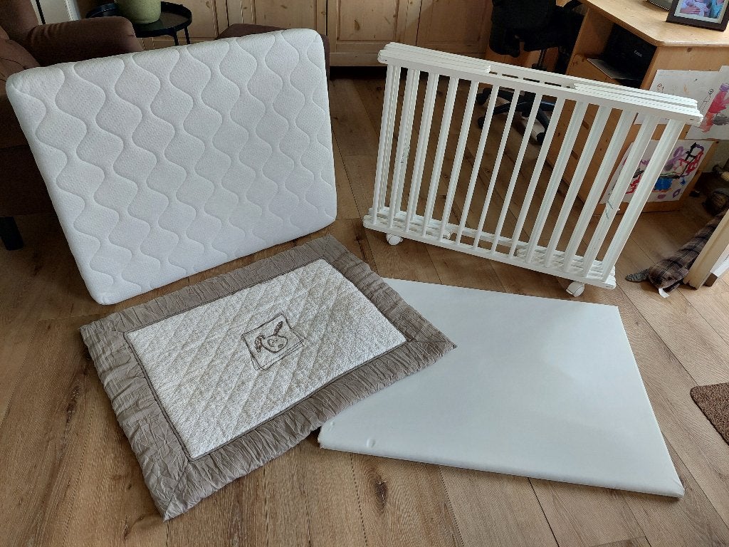Opplooibaar park en autostoel, Kinderen en Baby's, Kinderspulletjes, Ophalen, Zo goed als nieuw