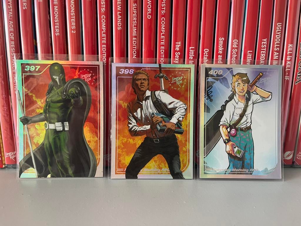LRG Kaart Nr. 397 + 398 + 400 - Saturday Morning RPG, Ophalen of Verzenden, Zo goed als nieuw