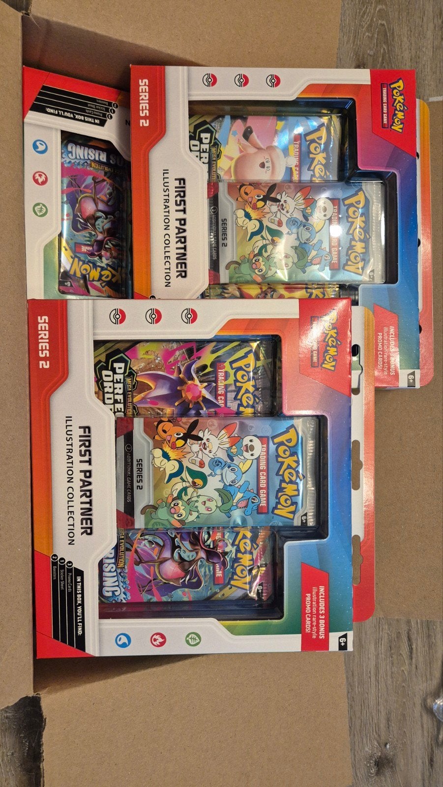 Pokémon, premier partenaire de la série 2, Enlèvement ou Envoi, Neuf, Plusieurs cartes, Foil