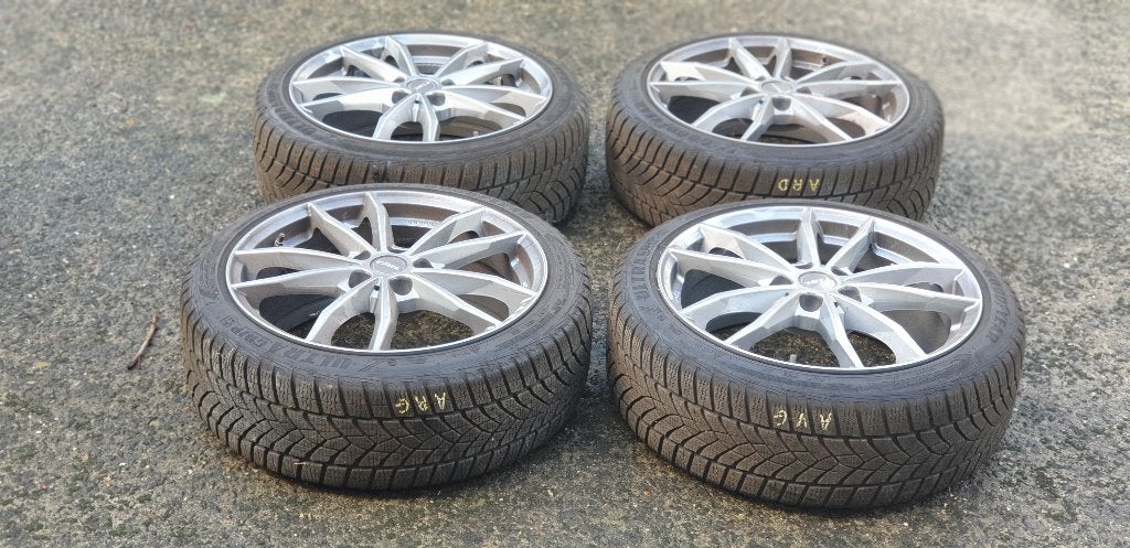 Kit hiver Goodyear 205/45 R18 + jantes alu RIAL X12 2, 7 mm, Autos : Pièces & Accessoires, Pneus hiver, Véhicule de tourisme, 205 mm